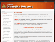 Tablet Screenshot of fovarosidianetikakozpont.org